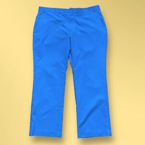 On Course Men’s Vintage Light Blue Flat Front Golf Pants - ~Size 42